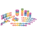 Tickit Rainbow Wooden Super Set, 84-Piece Set 73979